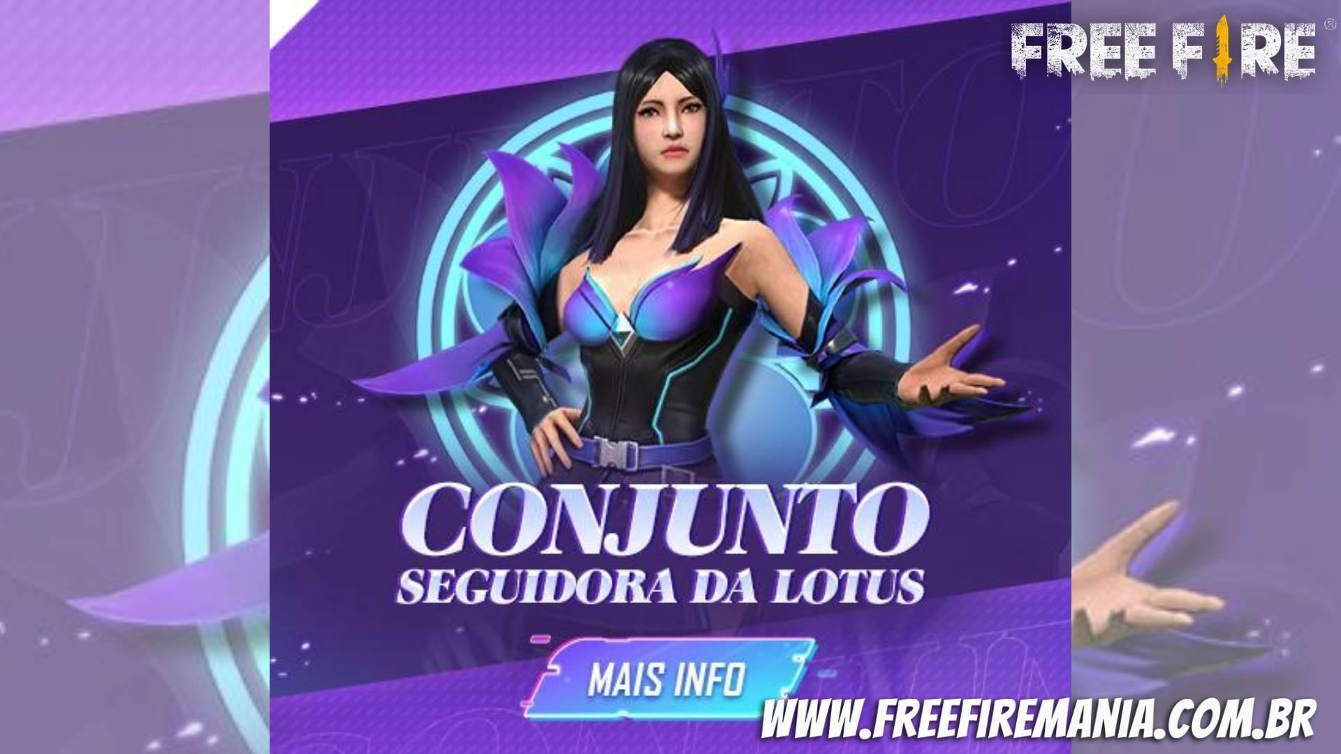 Garena confirma novo Diamante Royale para o Free Fire: Seguidora da Lotus