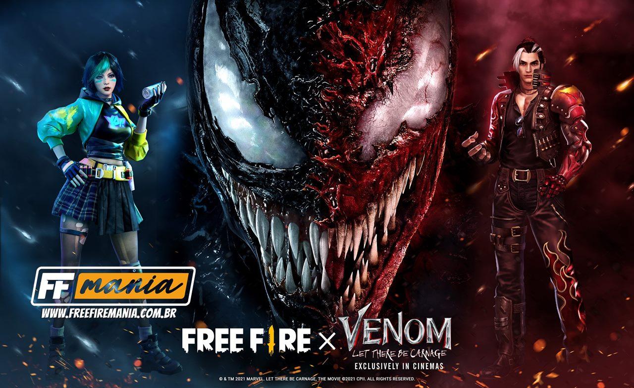 Garena Free Fire divulga primeiras imagens da parceria com a Marvel e o filme Venom 2