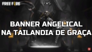 Banner Angelical Free Fire Verificado - Personalizado Estampa para  Sublimação