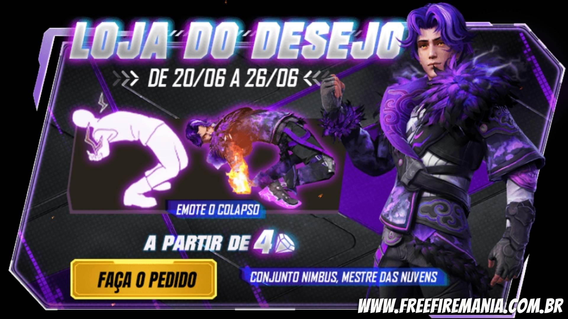 Garena libera nova skin Nimbus - Mestre das Nuves no Free Fire; veja como conseguir