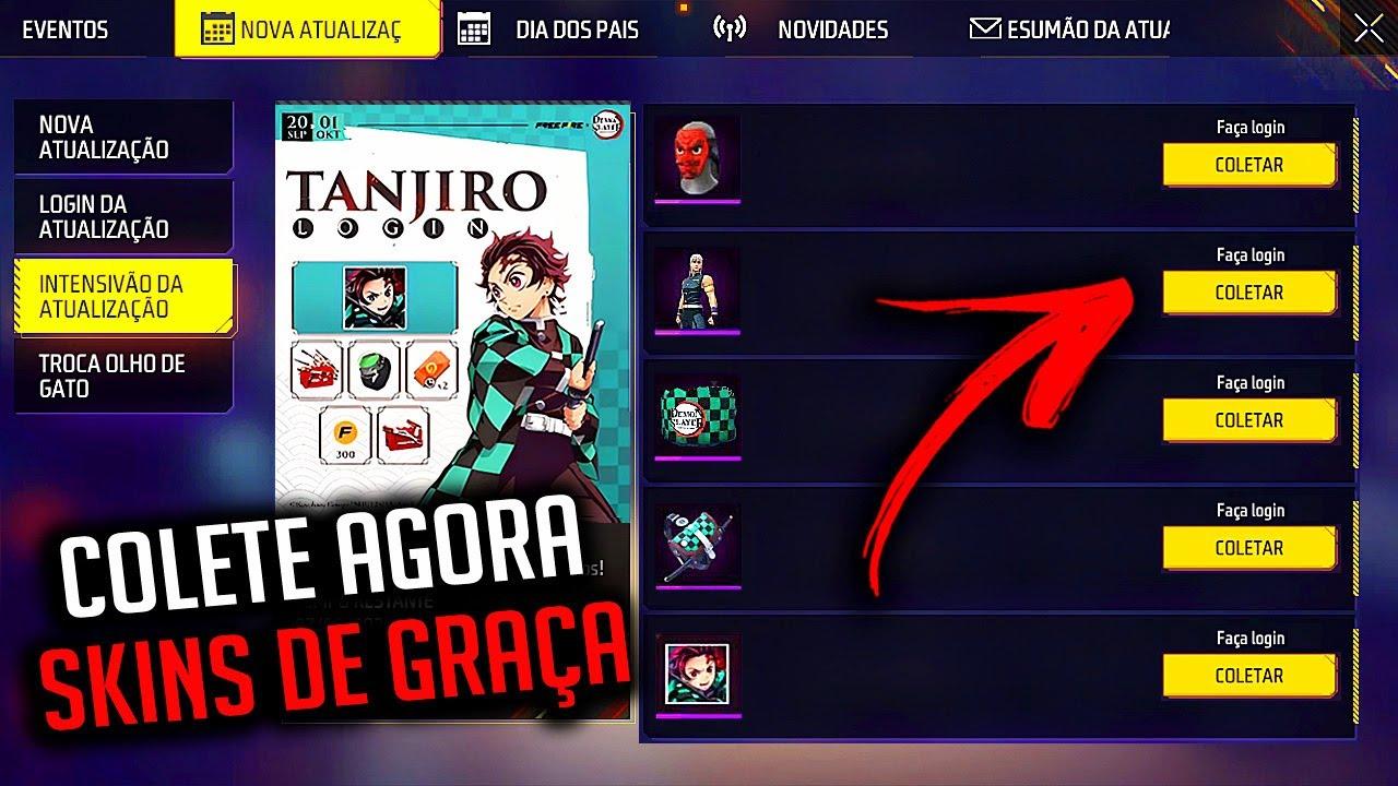 CODIGUIN FF: novos códigos Free Fire da parceria com Demon Slayer; Resgate  no Rewards