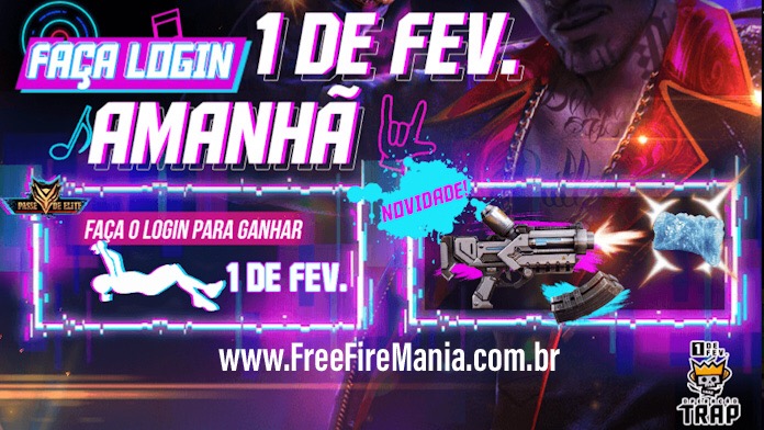 Garena liberou o Emote Olhar da Morte de Graça no Free Fire