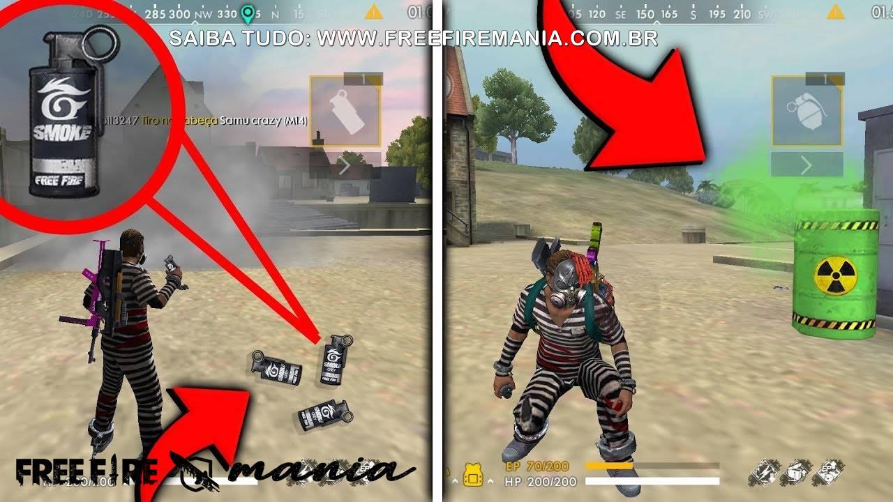 Granada de Fumaça: o novo item disponível nas partidas do Free Fire