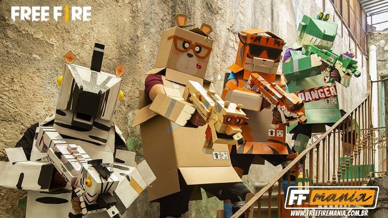 Incubadora Free Fire Maio 2021: skin da UMP "Armas de Papel" chega na terça, confira os itens