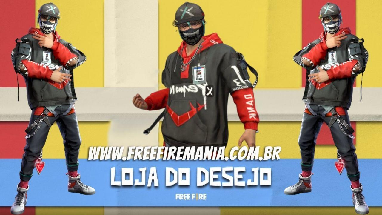 Loja do Desejo Free Fire 14.0: como pegar pacote Caveirinha