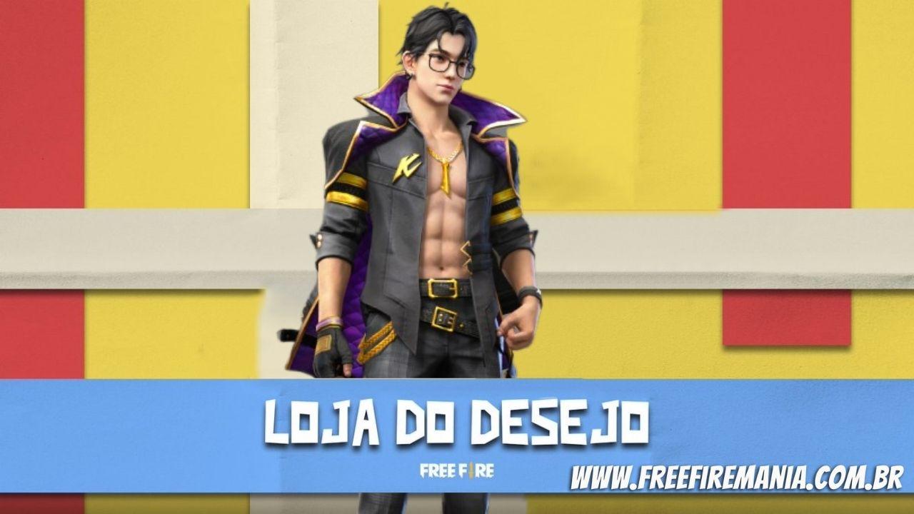 Loja do Desejo Free Fire 2021: 17ª edição do evento chega em setembro com o Rushador das Sombras