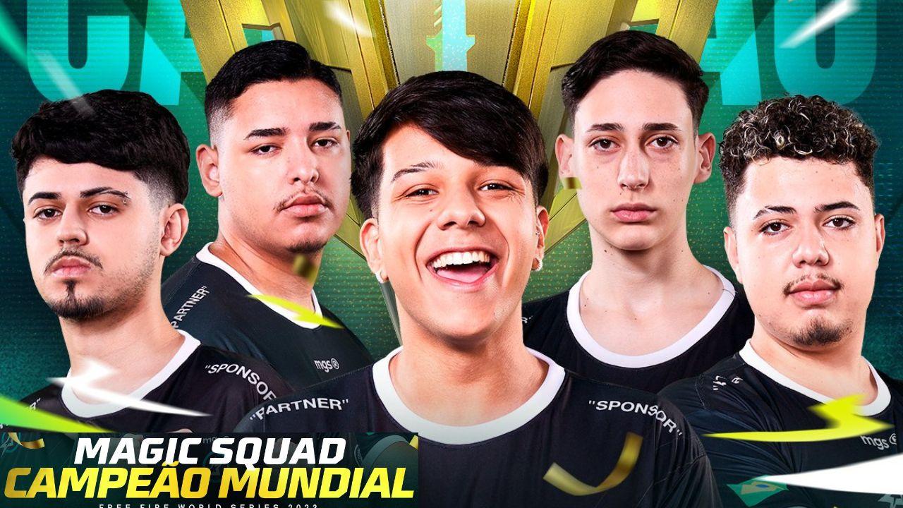 Magic Squad vence o Mundial de Free Fire 2023 e traz a taça para o Brasil