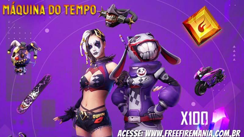 Máquina do Tempo Free Fire: como coletar tokens e pegar os itens do evento