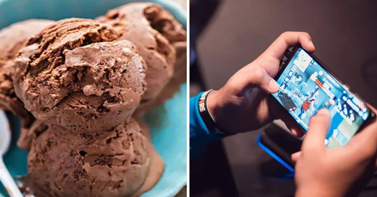 Médico receita sorvete de chocolate e 'Free Fire' para menino com