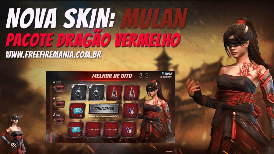 Novo Pacote com a Skin Dragão Vermelho no evento Melhor de Oito