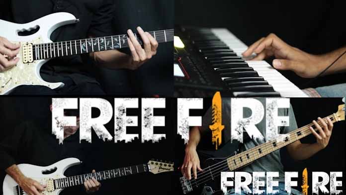 Música do Free Fire em Guitarra e Teclado