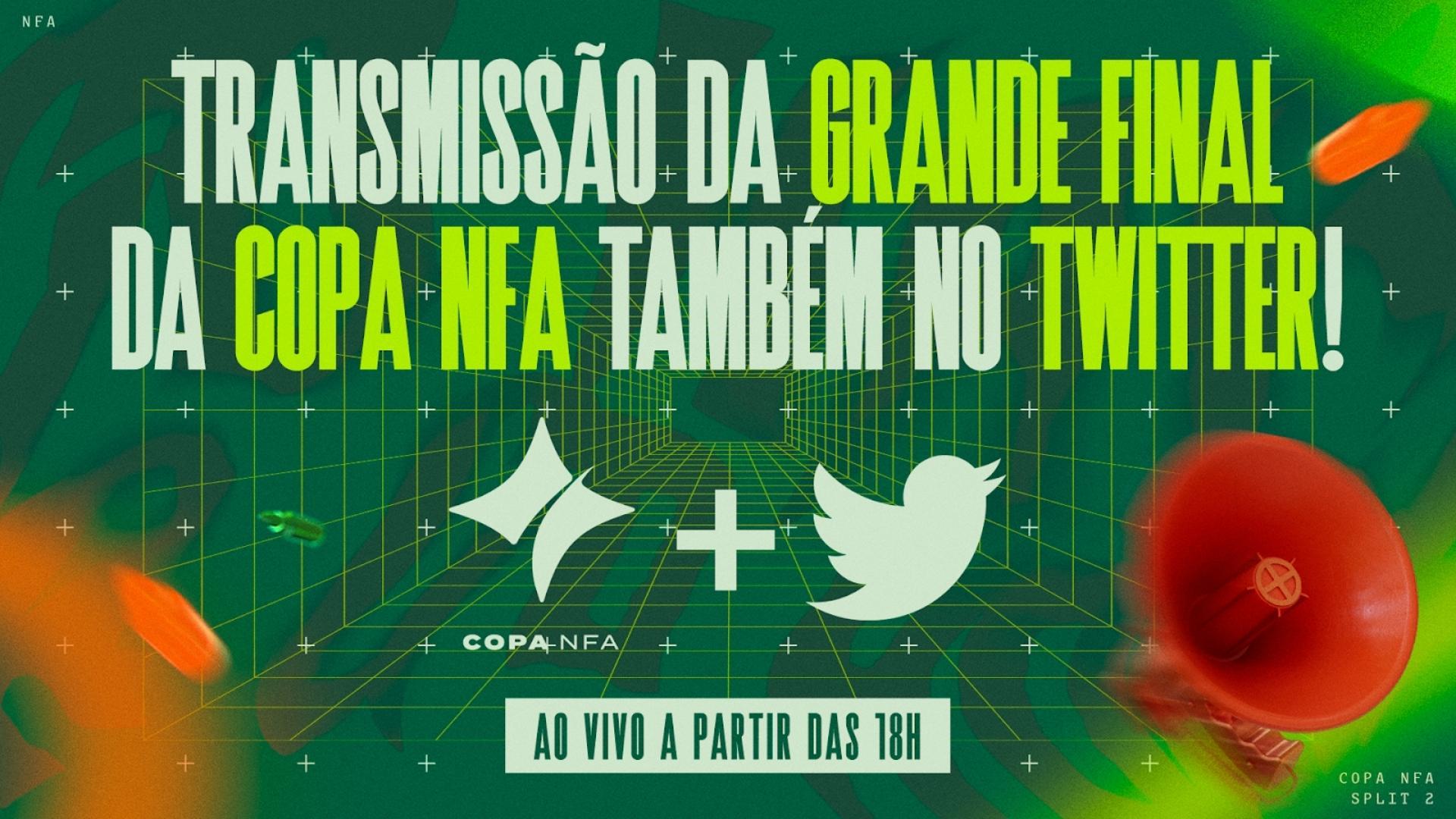 NFA fecha parceria inédita com Twitter para transmissão da final da “Copa NFA”