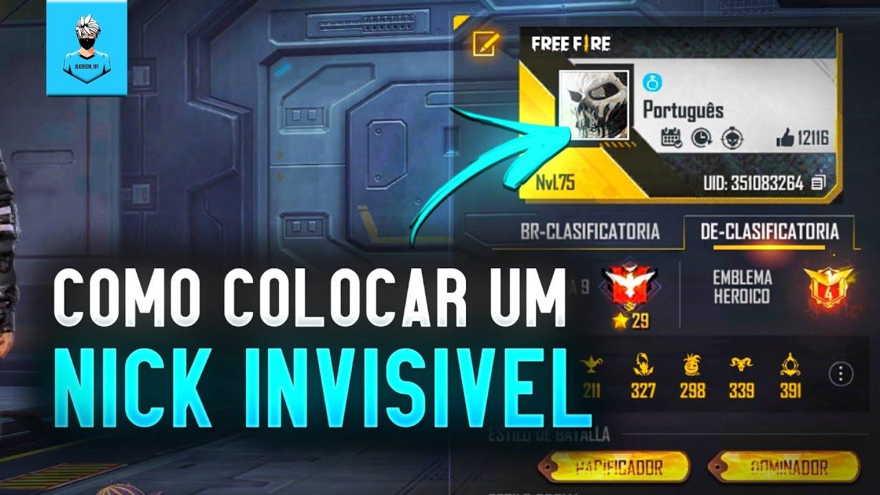 V de Verificado Free Fire: Ⓥ Como Colocar no Nick e Nome do Free Fire  (Copiar e Colar)