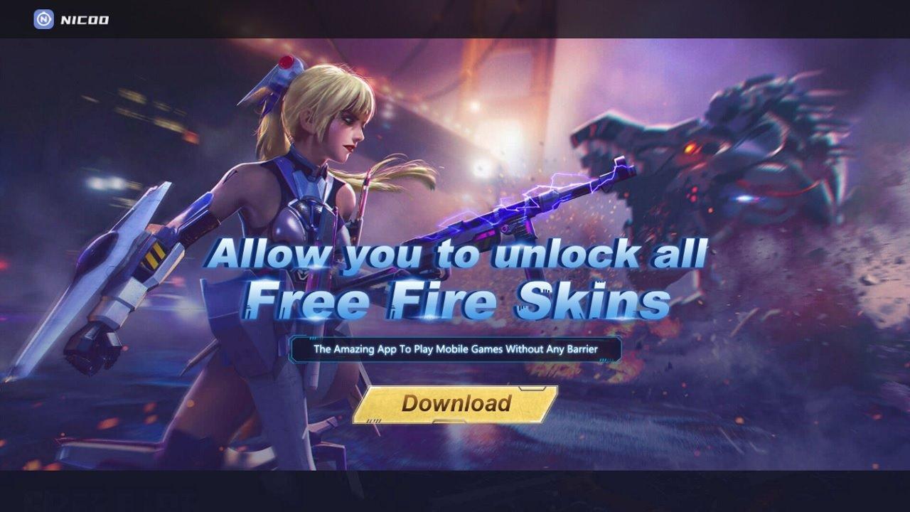 Nicoo Free Fire: Unduhan APK menjanjikan untuk membuka kunci semua skin game, lihat cara kerjanya