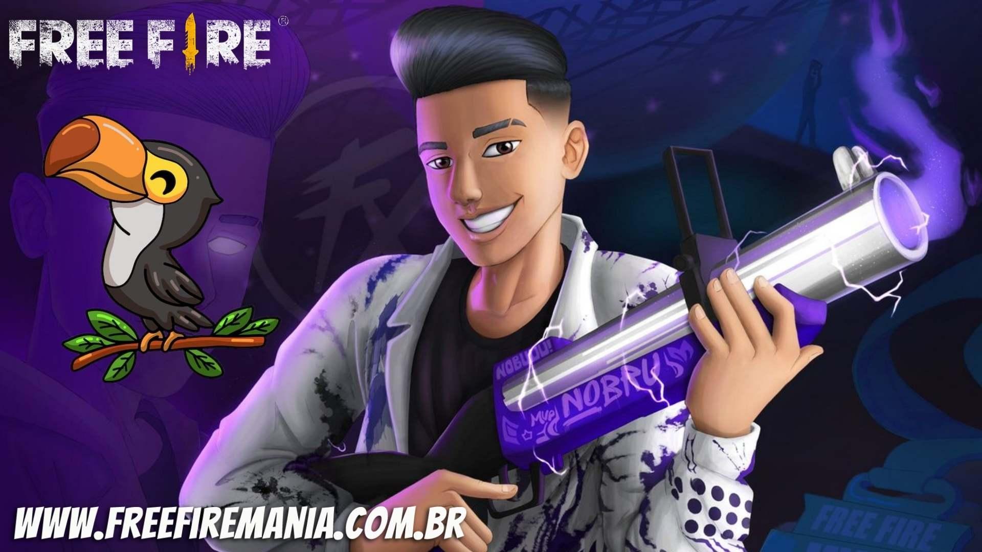 Nobru revela habilidade do seu “personagem” no Free Fire