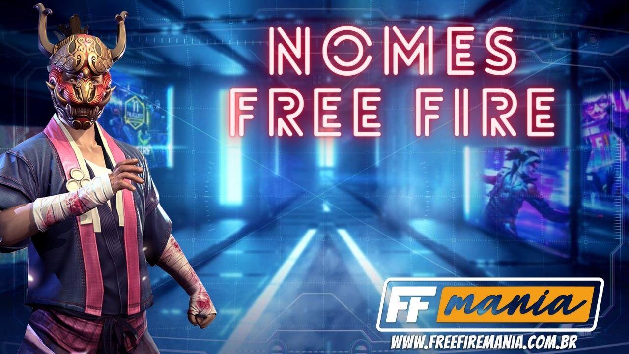 Top nomes masculinos para o Free Fire