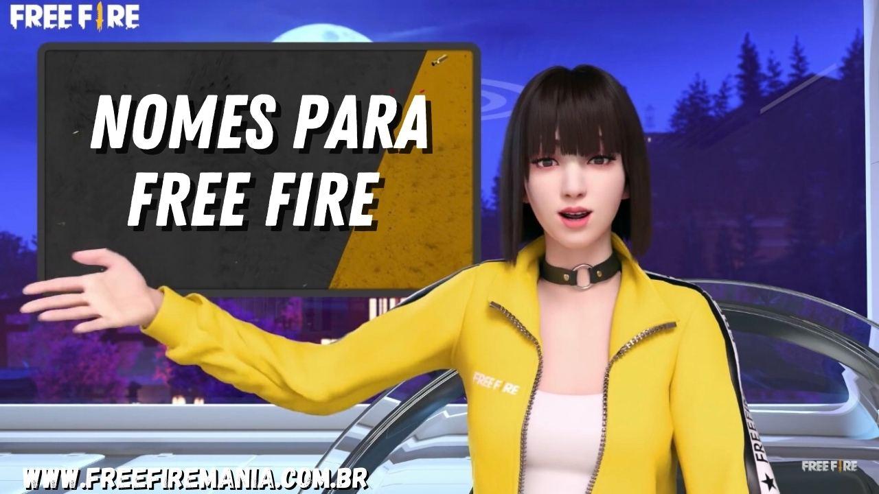 Nomes para Free fire feminino