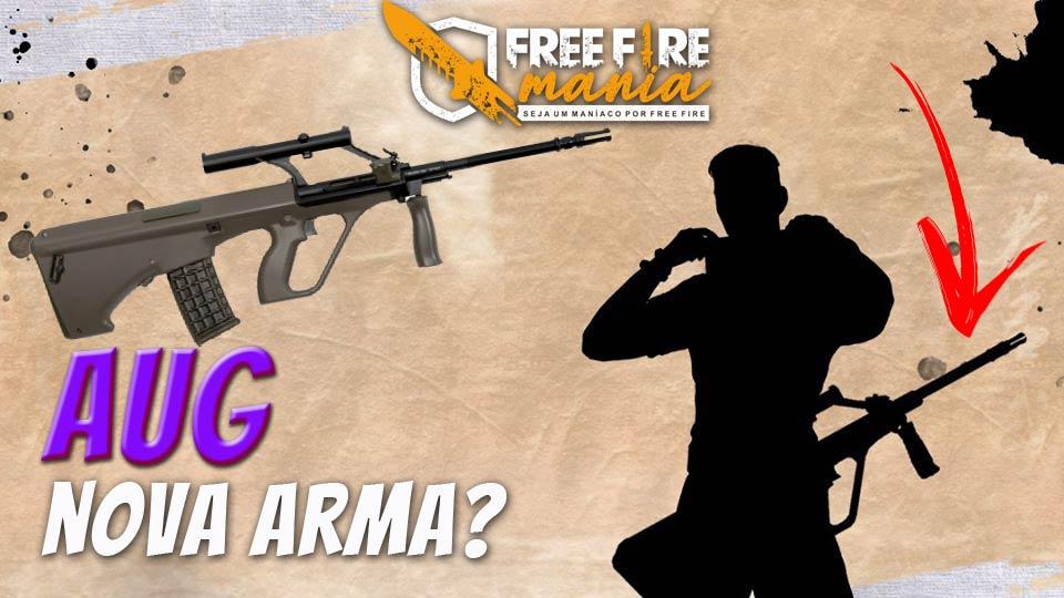 Nova arma AUG no Free Fire, conheça o mais novo Rifle de Assalto do jogo