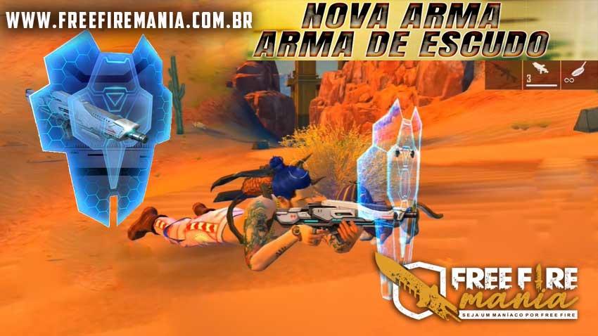 Nova Arma de Escudo no Free Fire