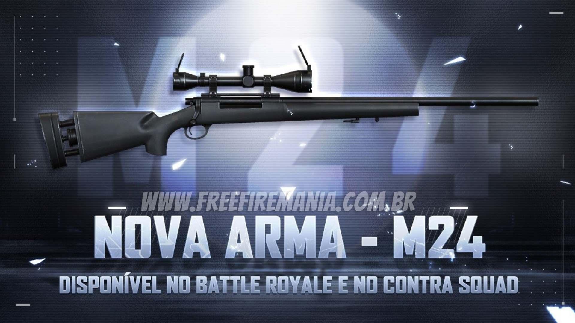 Nova arma M24 no Free Fire: Tudo que você precisa saber