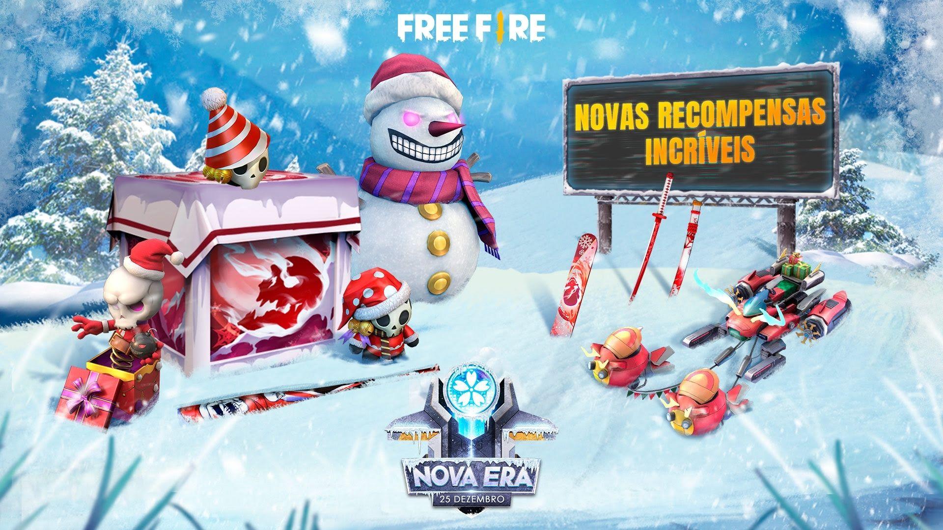 Nova Era Free Fire: Garena revela sequência do evento de 27 de dezembro a 9 de janeiro