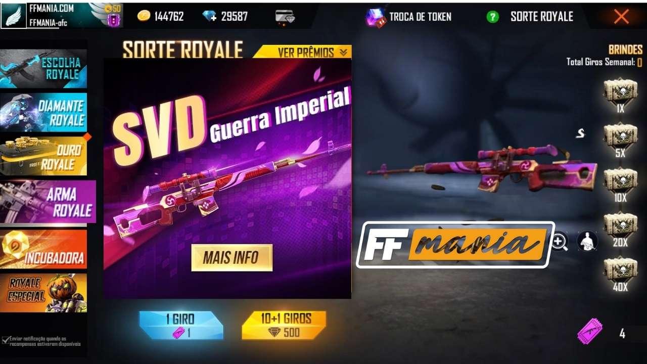 Nueva Arma Royale con el arma legendaria SVD - Imperial War