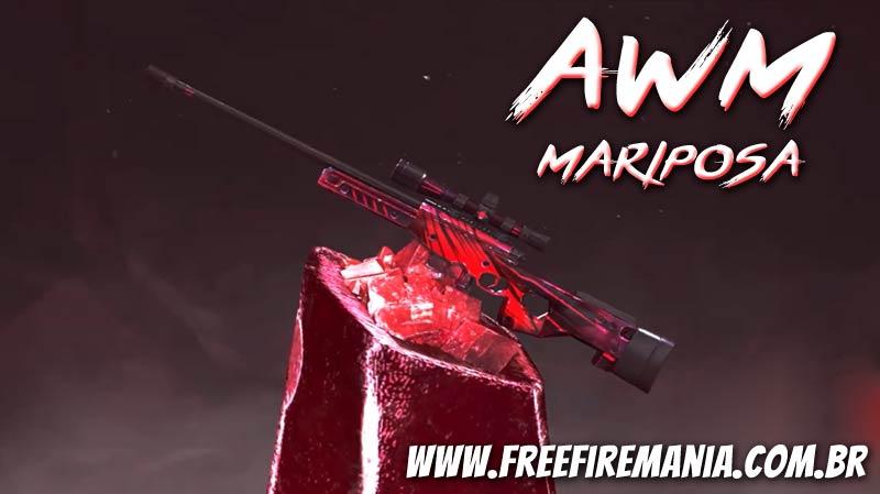 New Weapon Royale from AWM Mariposa at Free Fire