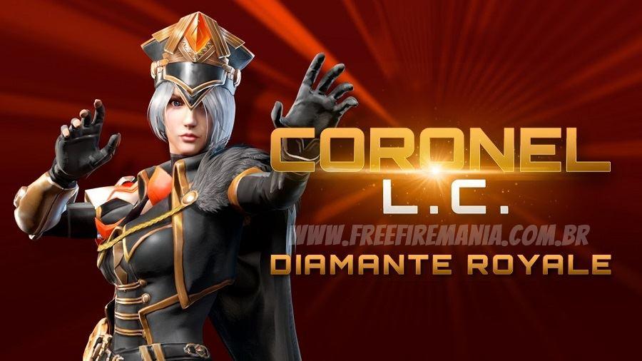 Novo Diamante Royale Coronel LC no Free Fire