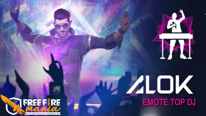 Novo Emote do Alok - TOP DJ no Free Fire