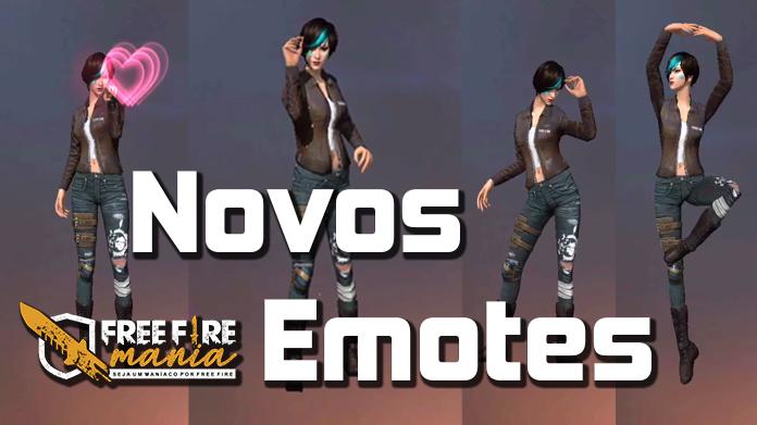 Novo Emotes na Atualização OB20 do Free fire