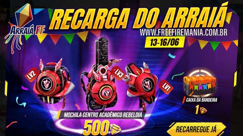 New relay event of Arraiá at Free Fire
