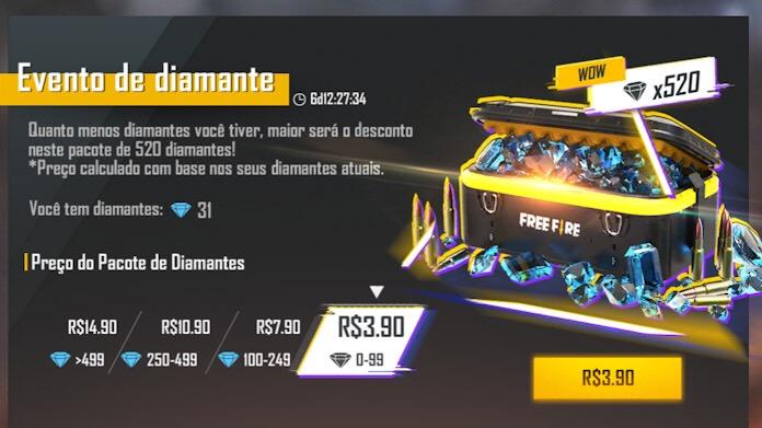 New Diamond Event at Free Fire
