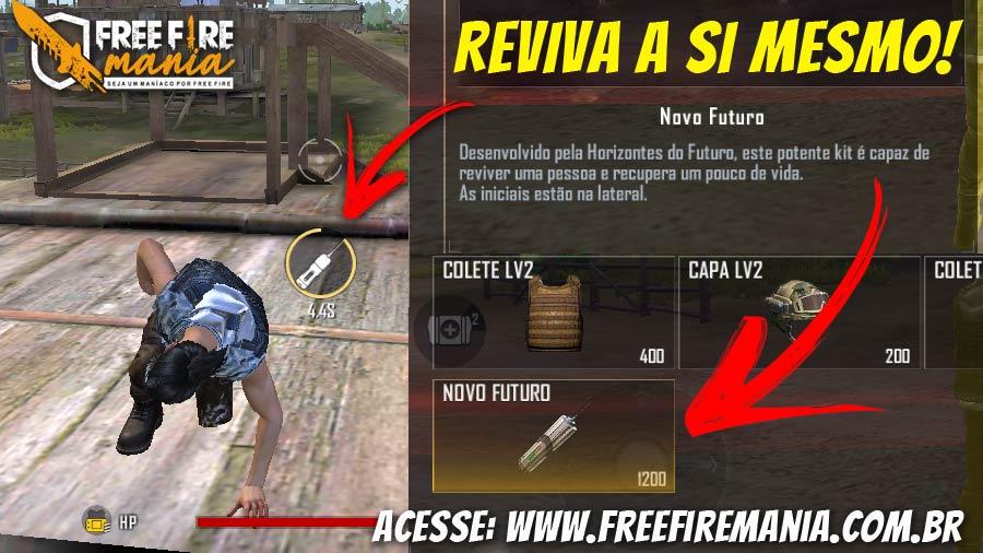 Novo Futuro: the injection capable of reviving itself in Free Fire