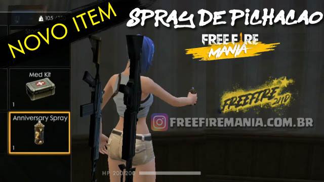 Novo Item: Spray de Pichação