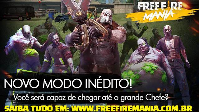 Free Fire: Modo Caça aos Zumbis, Desafio Solo e mais retornam em