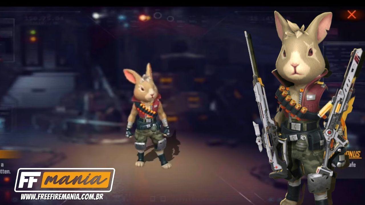 Novo pet Free Fire: Agente Hop é um coelho que dá vida ao personagem, confira habilidade