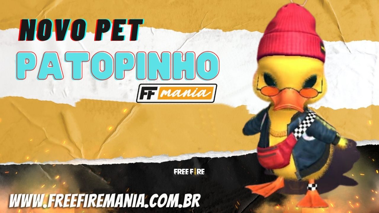 New Pet Free Fire: PaTopinho is a duck and arrives in the June 2021 update, check out skill