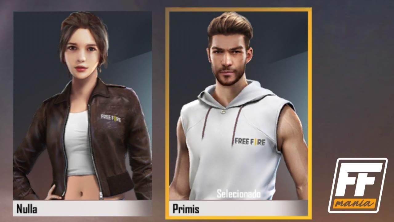 Nulla dan Primis Free Fire: Garena mengganti nama karakter Adam and Eve