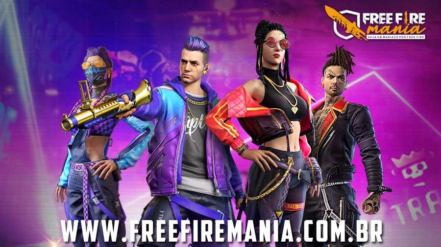 Códigos das Skins do Passe de Elite Free Fire Operação Trap