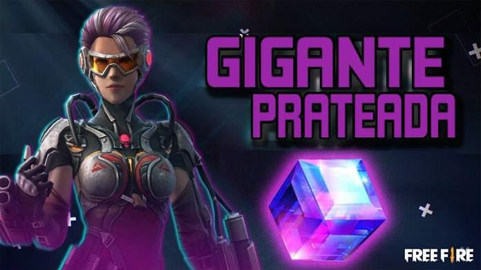 Pacote Gigante Prateada é o Próximo Cubo Mágico no Free Fire!