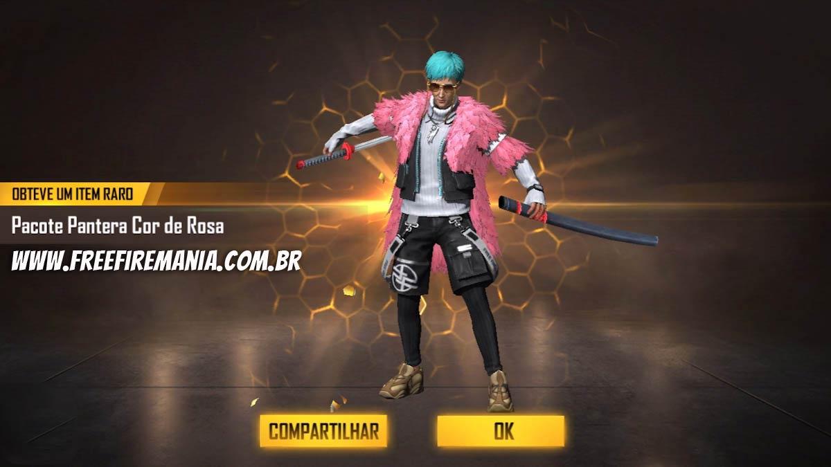 Pink Panther: Unpublished skin pack arrives at Free Fire