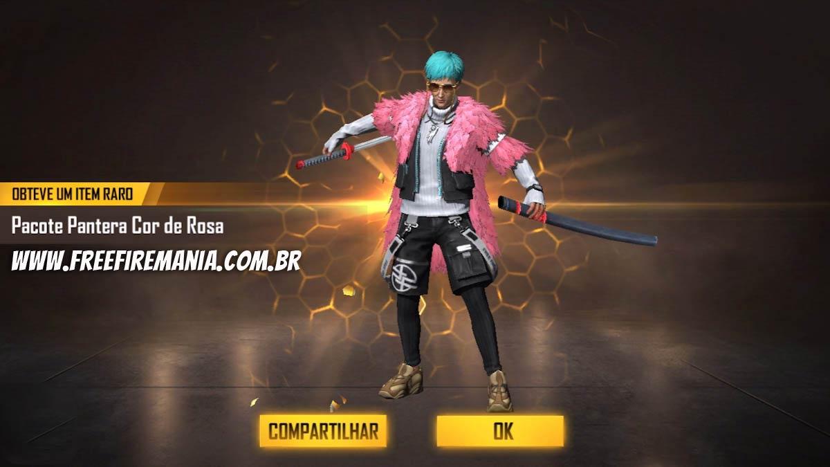 Pantera Cor de Rosa: Pacote com skin inédita chega ao Free Fire