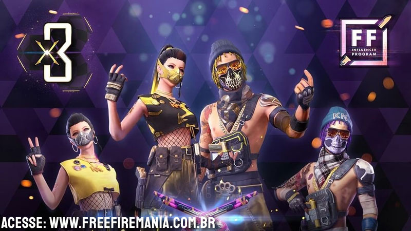 Free Fire: evento de recarga de diamantes traz skin Máscara Dentes