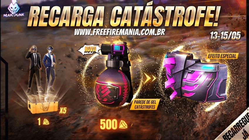 Parede de Gel Catástrofes disponível no Evento de Recarga