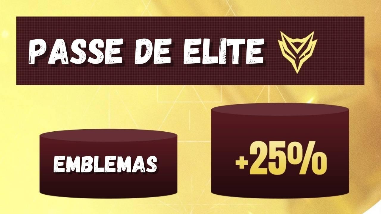 Passe de Elite Free Fire: 25% mais emblemas, missões semanais, confira!