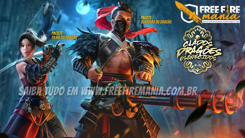 Novo Passe de Elite de Maio: Clã dos Dragões Esquecidos no Free Fire