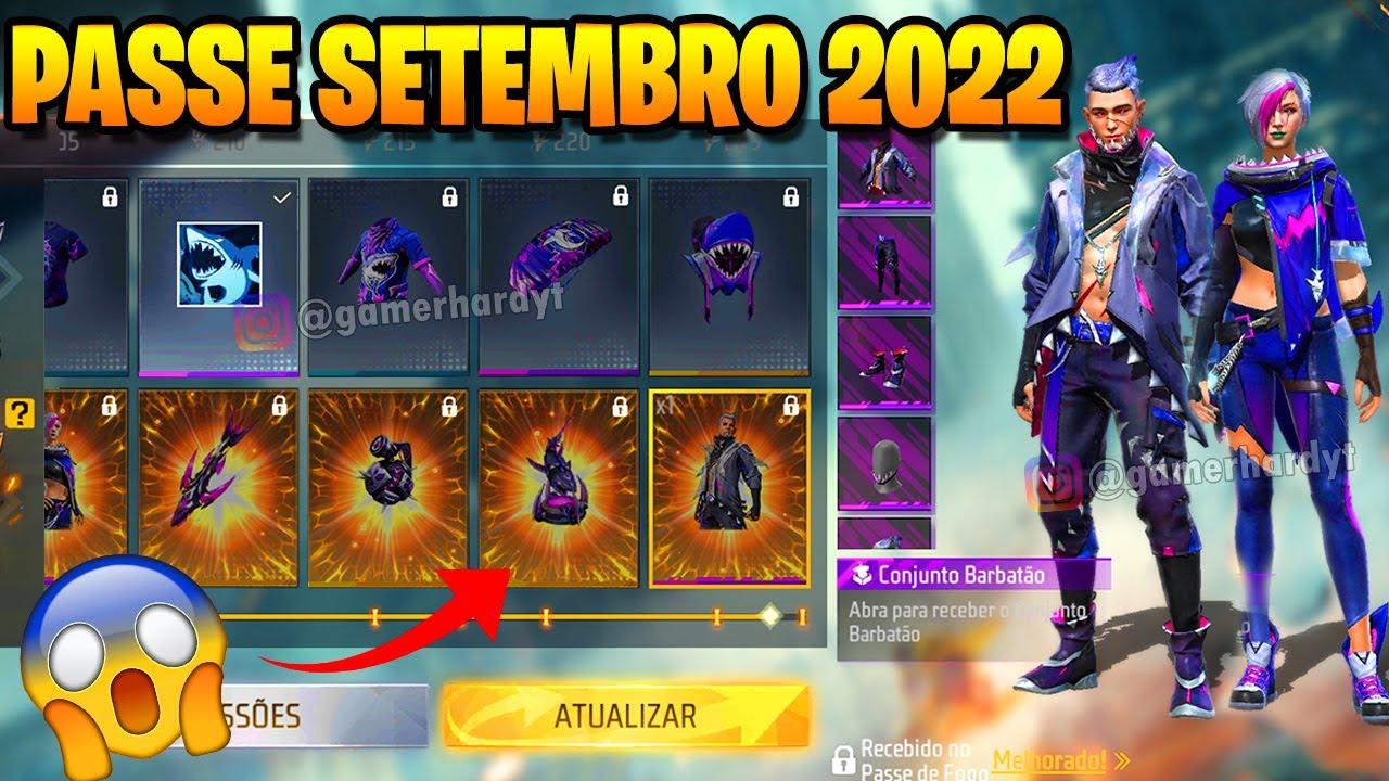 Código Free Fire: novos codiguin do Passe de Elite Setembro/2020