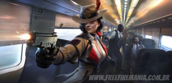 Character Evelyn available at the Free Fire Store