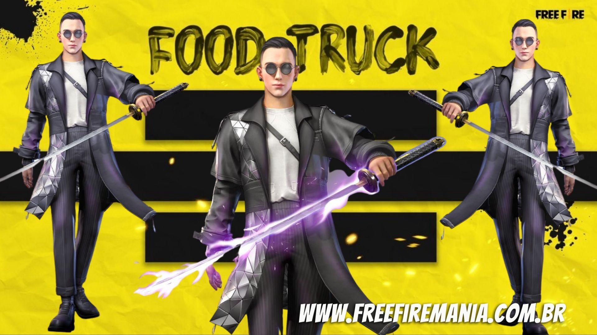 Praça de Food Truck está de volta ao Free Fire nesta quarta (22) com Muso Prismático e Dino