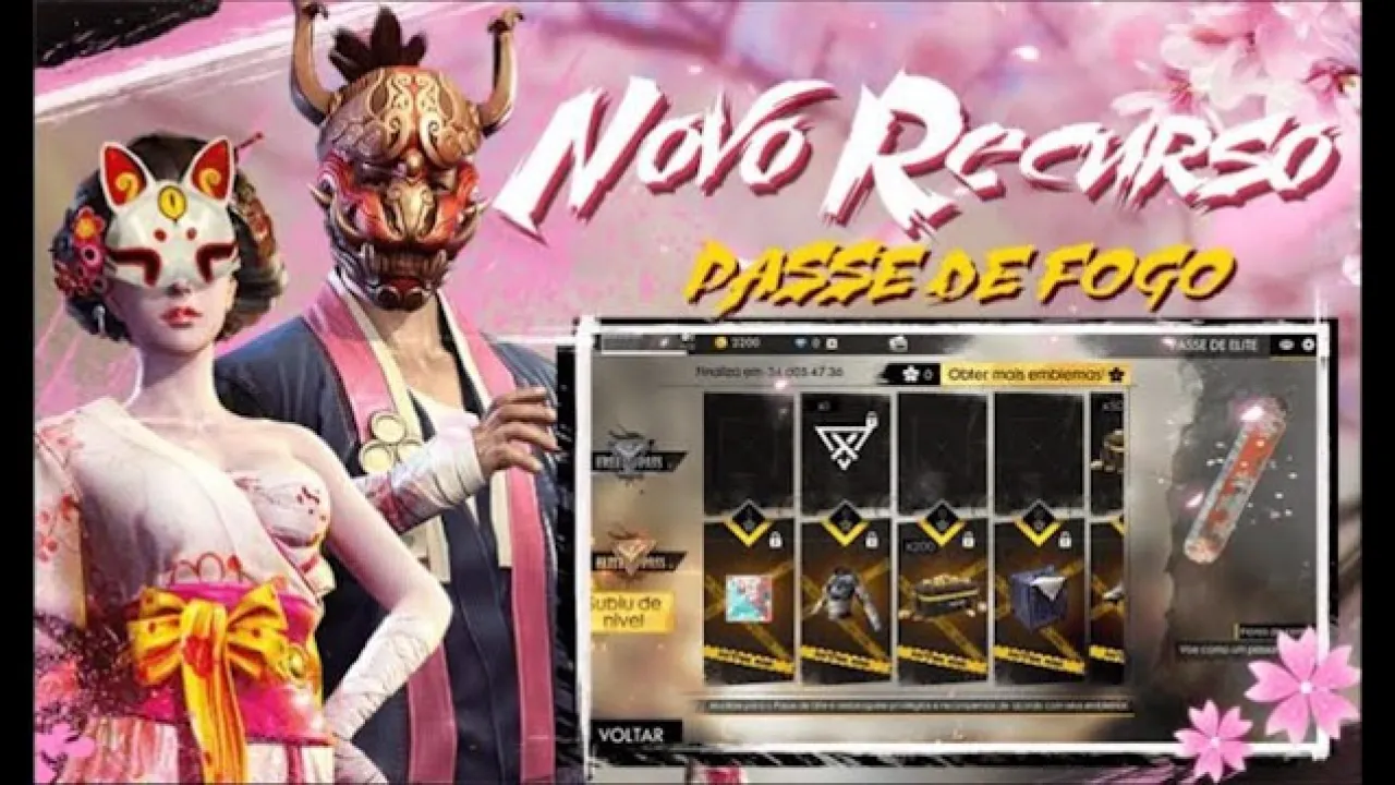 Primeiro Passe de Elite do Free Fire | Free Fire Mania